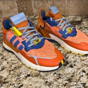 Adidas Mens Ninja Nite Jogger Q47199 Orange Running Shoes Size 9.5 F21/EP